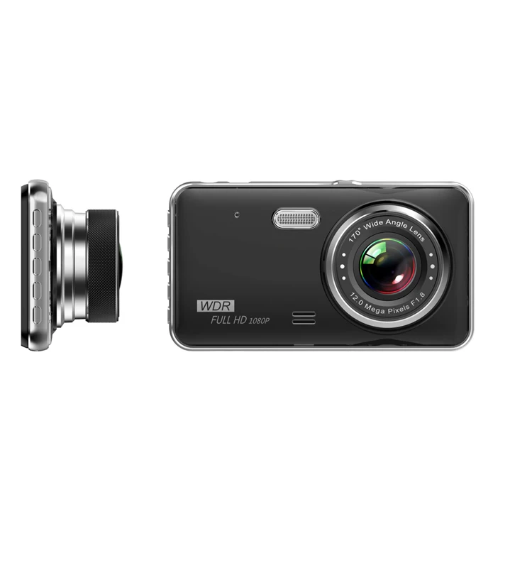 Anfilite 4,0 ”Full HD 1080P Автомобильный видеорегистратор с двумя объективами, авто видеорегистратор, видеорегистратор с g-сенсором