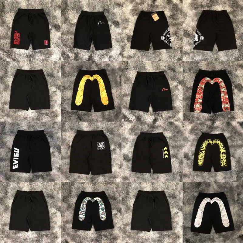 Evisu Аутентичные высококачественные мужские повседневные тренировочные штаны