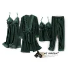 Женский велюровый пикантный халат-кимоно, халат, повседневный мягкий пижамный комплект, домашняя одежда, осенне-зимняя бархатная ночная рубашка, ночная рубашка