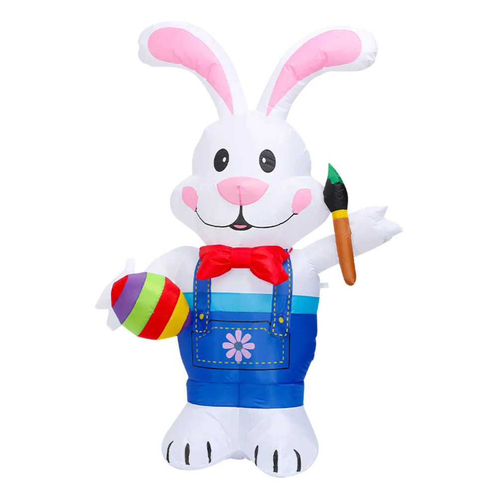 

Bunny Inflatable Costume Easter Cosplay Outfit Game Fancy Dress Party Rabbit Glowing Outdoor Toys Garden Decorations