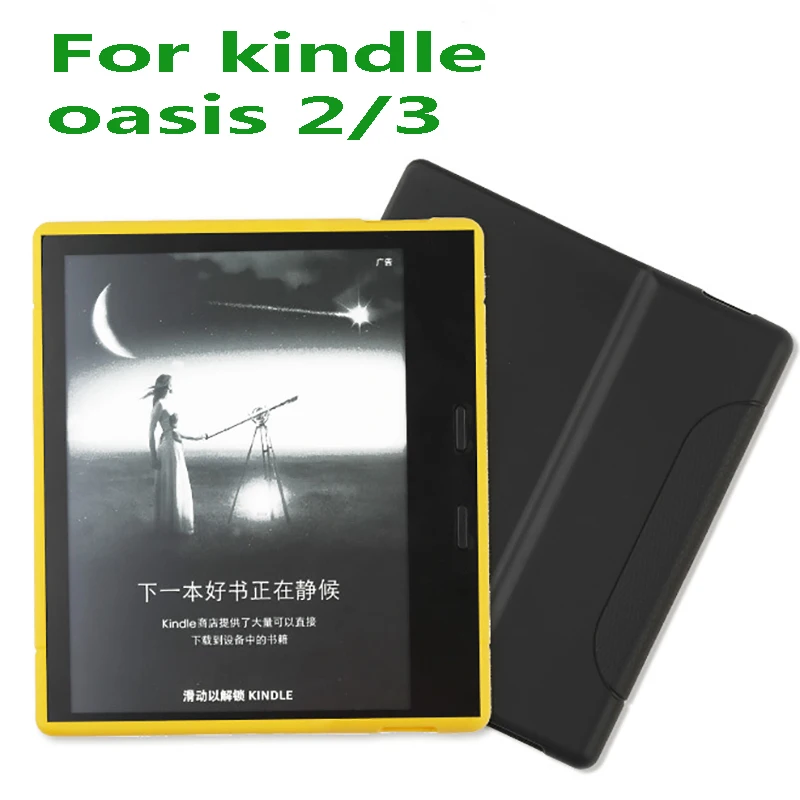 

Shockproof Case for Kindle Oasis 2 Silicone Oasis 3 for Kindle Reader Protective Cover 7 Inch Anti-Fall Sleeve Transparent Case