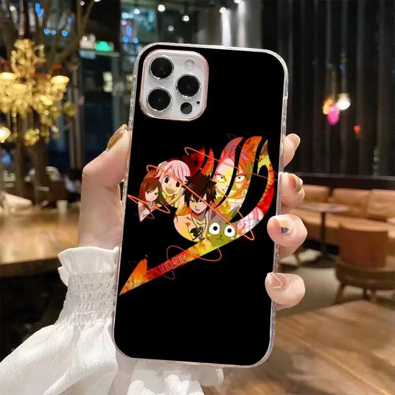 

Manga Fairy Tail Logo Airbag Anti Fall Phone Case For Iphone 5 SE 2020 6 6s 7 8 plus X Xr XS 11 12 Mini Pro Max Fundas Cover