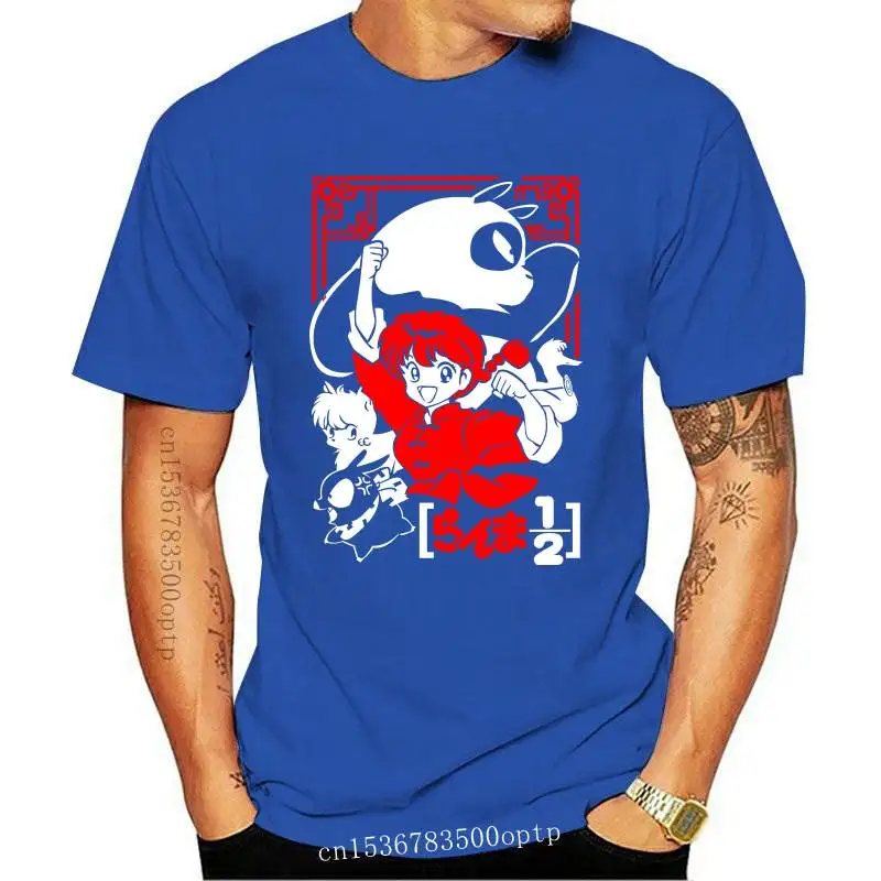 

Новая женская футболка Ranma 1/2 с принтом Ranma Saotome hiki Genma Kung Fu Fighting манга летняя уличная одежда в японском стиле