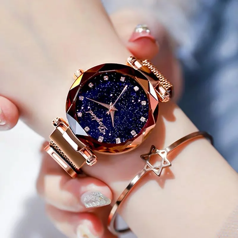 

Starry Women Watches Trendy Douyin Style Waterproof Magnet Quartz Watch watches women