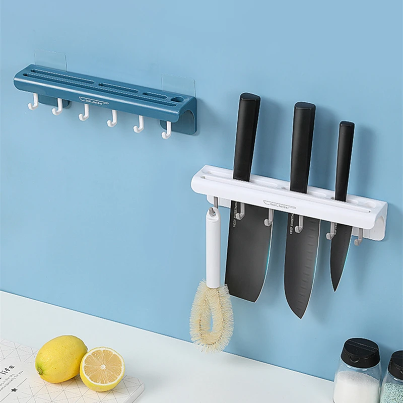 

Punch-Free Wall-Mounted Multifunctional Knife Kitchen Storage Rack