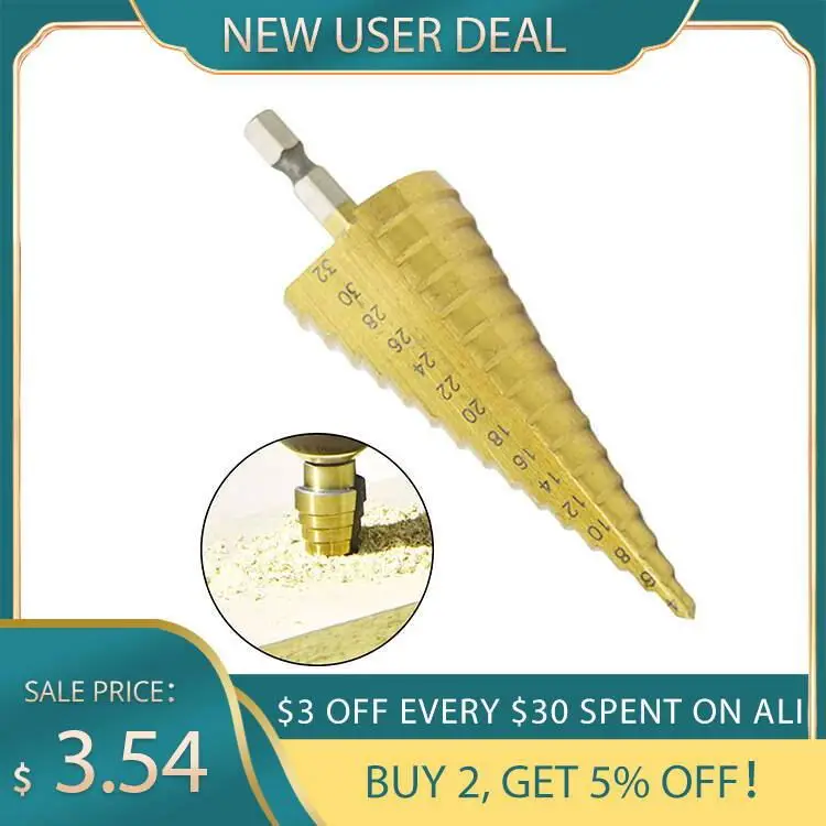 Cверло ступенчатое сверла по металлу Набор ступенчатых сверл комплект для работ