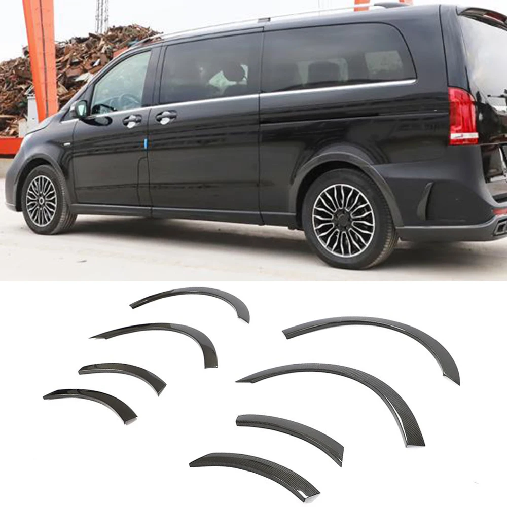 Брызговики для колесных дисков Mercedes-Benz V Class V250 V220d 2015-2019 углеродное волокно |