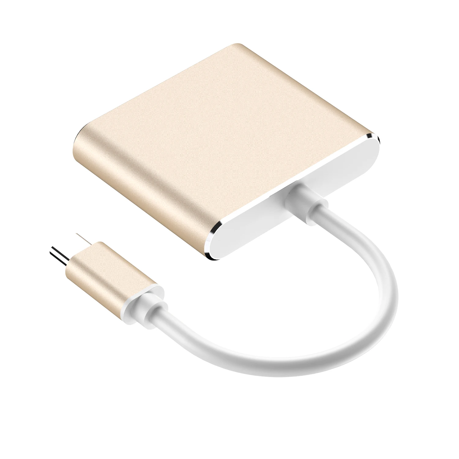Преобразователь с Type c на Hdmi 3 в 1 Usb скорость передачи видео 5 Гбит/с разрешение
