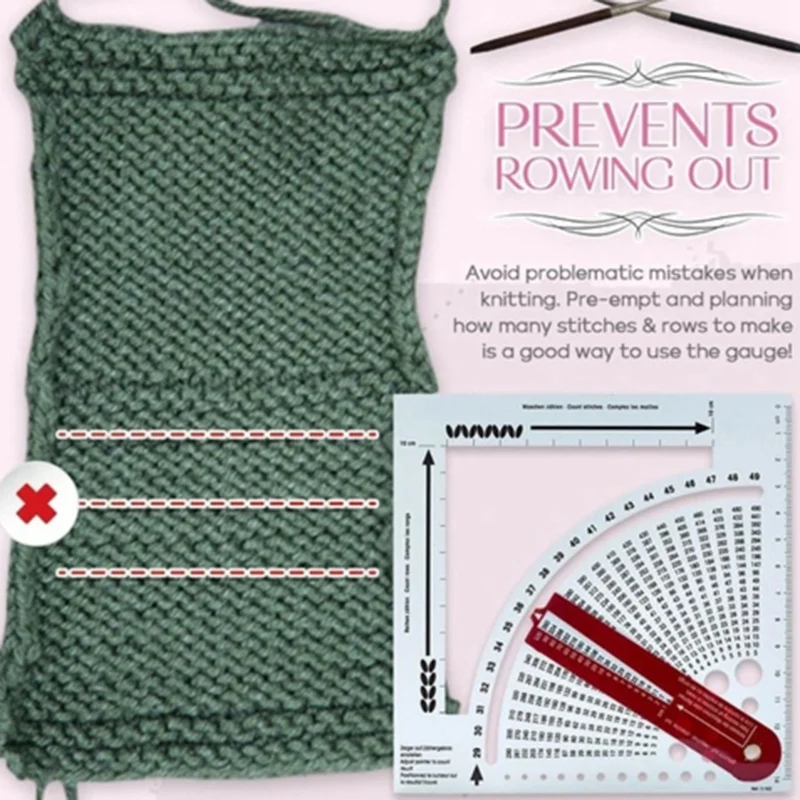 

1x Needle Pitch Converter Sweater Craft Knitting Calculator & 8 Pieces of Flannel Coffee Filter Reusable