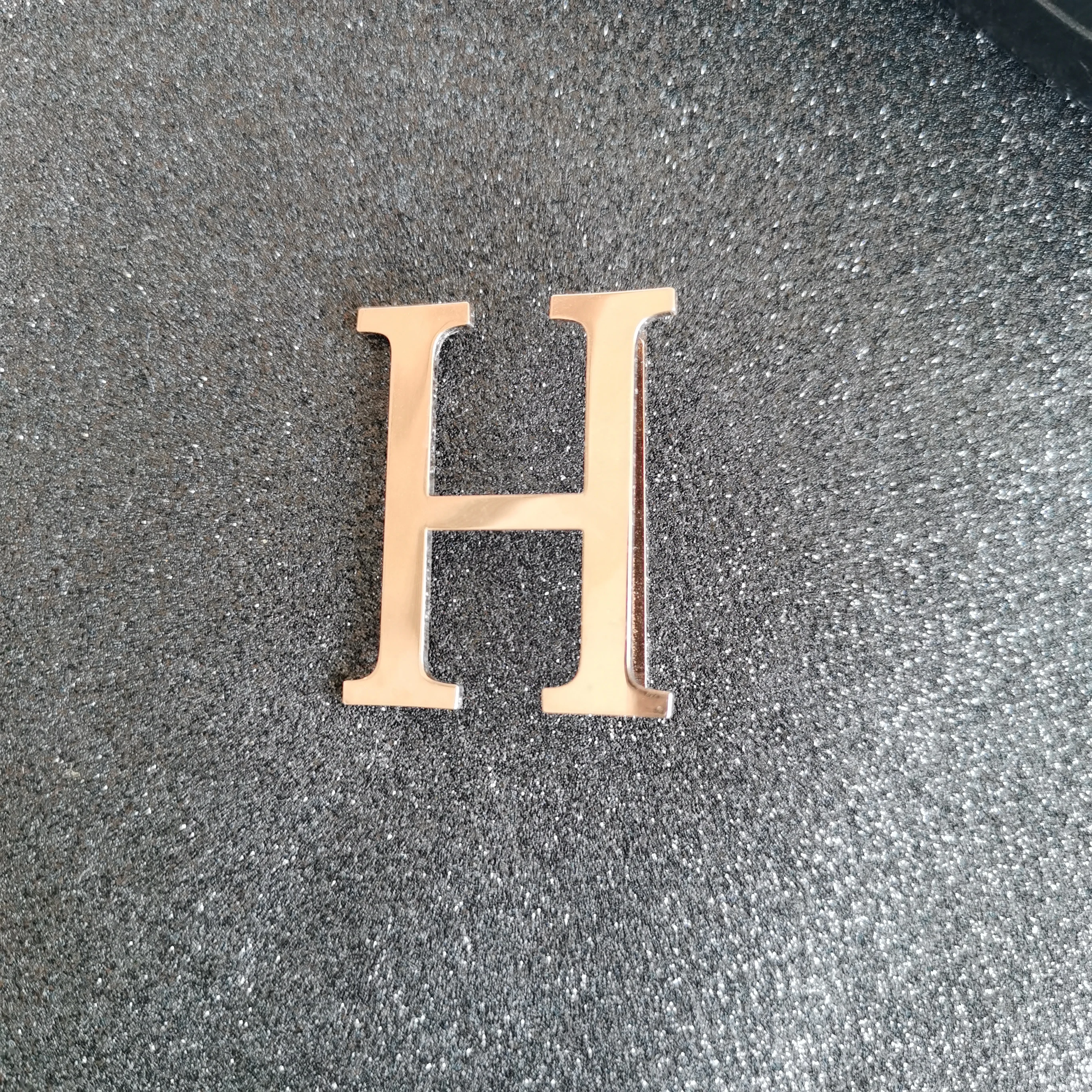 

Stainless Steel Letters With Fashionable Ladies Belt Buckle DIY Letter Design Gift