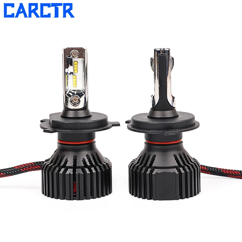 CARCTR H7 светодиодный H4 светодиодный автомобилей головной светильник лампы HB2 HB3 HB4 H1 H11 H3 9006 9005 21 Вт 2100LM авто фары автомобиля светильник лампочка 6000K 12V 24V