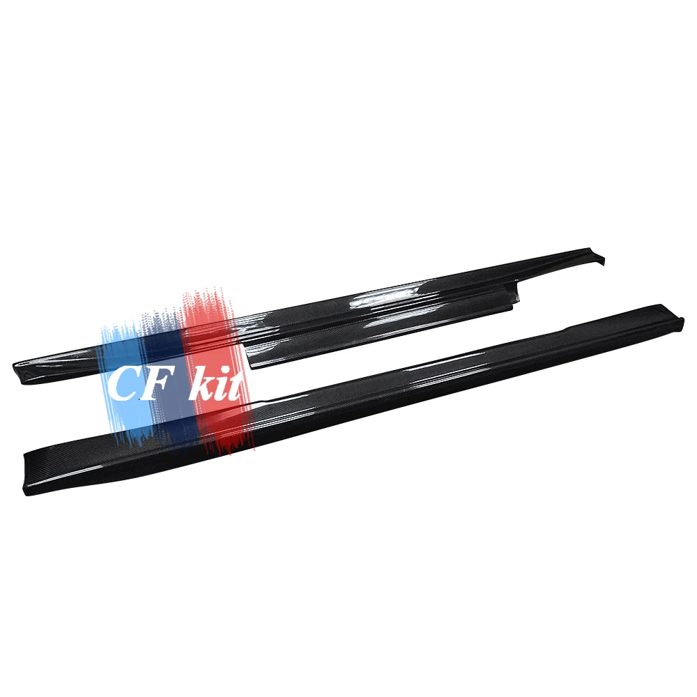 Комплект боковых юбки CF тела из настоящего углеродного волокна спойлер