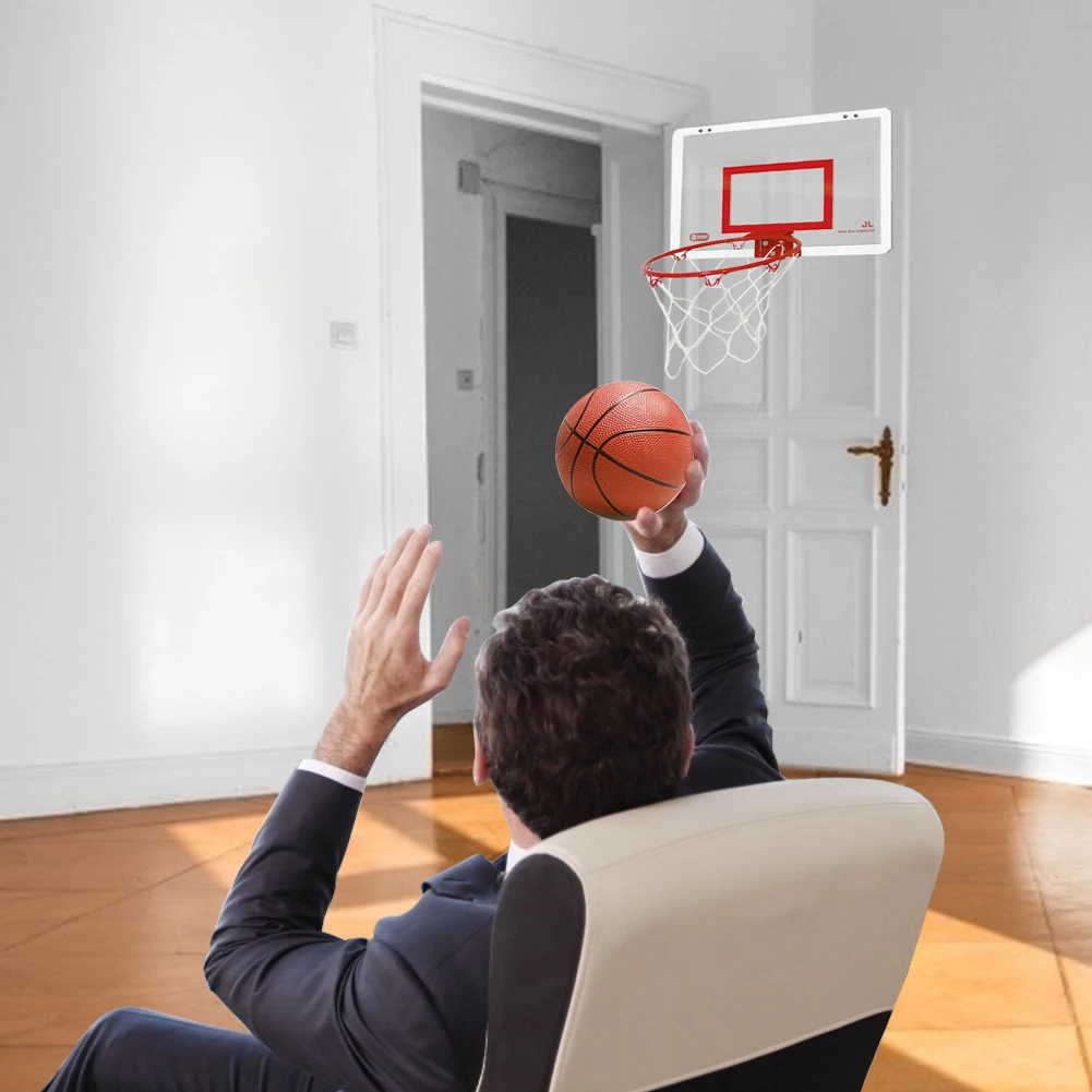 Children Kids Hanging Basketball Hoop Indoor Door Wall Mounted Mini Basket Ball Board Toy Set with Pump Boys Gift | Игрушки и хобби