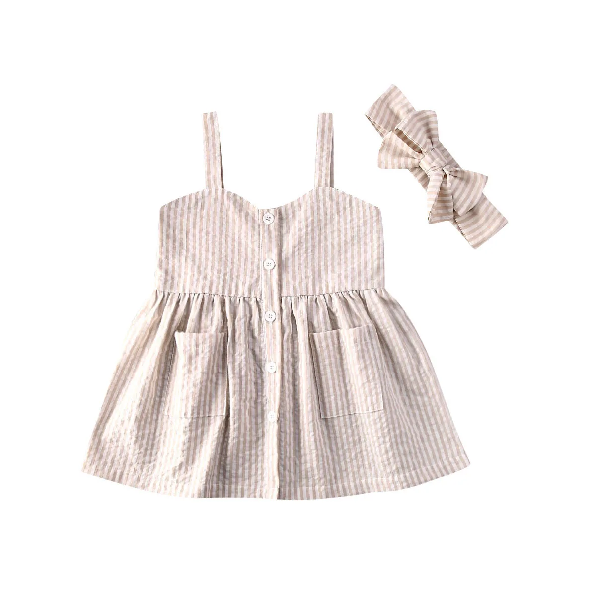 Summer Kids Toddler Baby Girl Sleeveless Romper Jumpsuit Overalls Infant Girls Cotton Playsuit Clothes Outfits 5 Color | Детская одежда