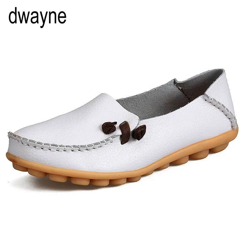 Туфли женские из натуральной кожи на плоской подошве батальных размеров|Обувь