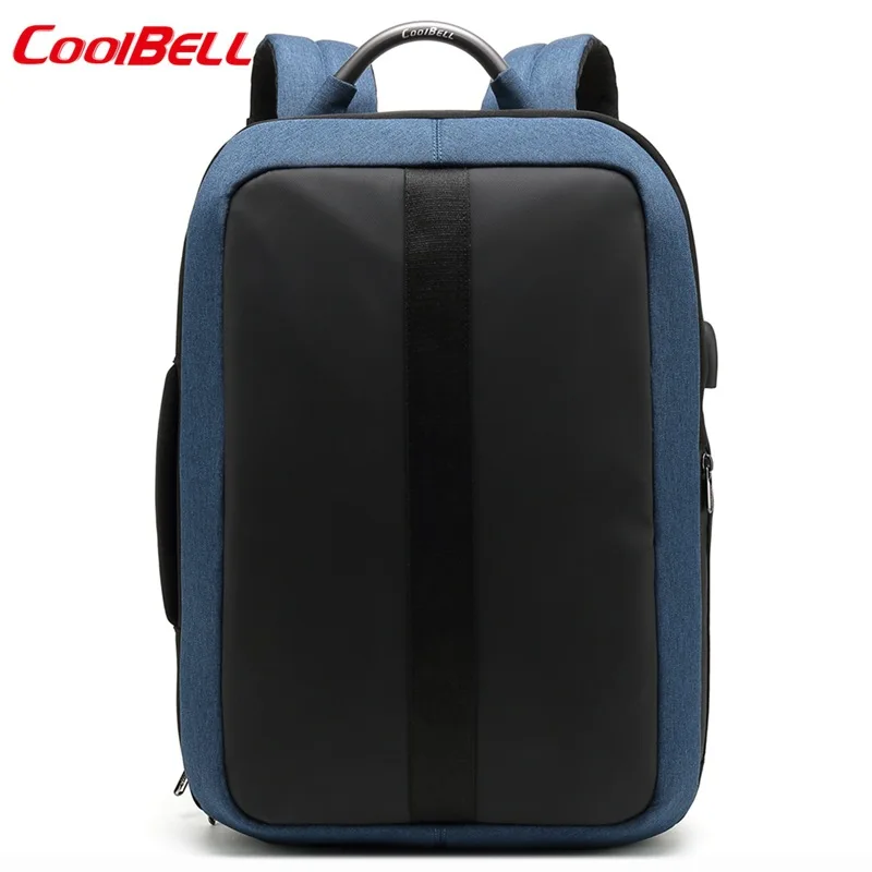 Мужской рюкзак с защитой от кражи и usb-зарядкой Водонепроницаемая спортивная