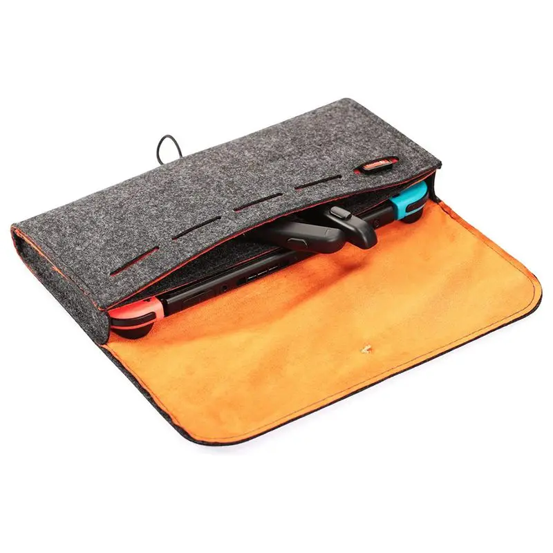 Для Nintendo Switch с 5 игровыми картами вместительный многослойный Чехол шерстяной