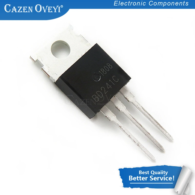 10pcs/lot BD241C TO-220 BD241 241C In Stock