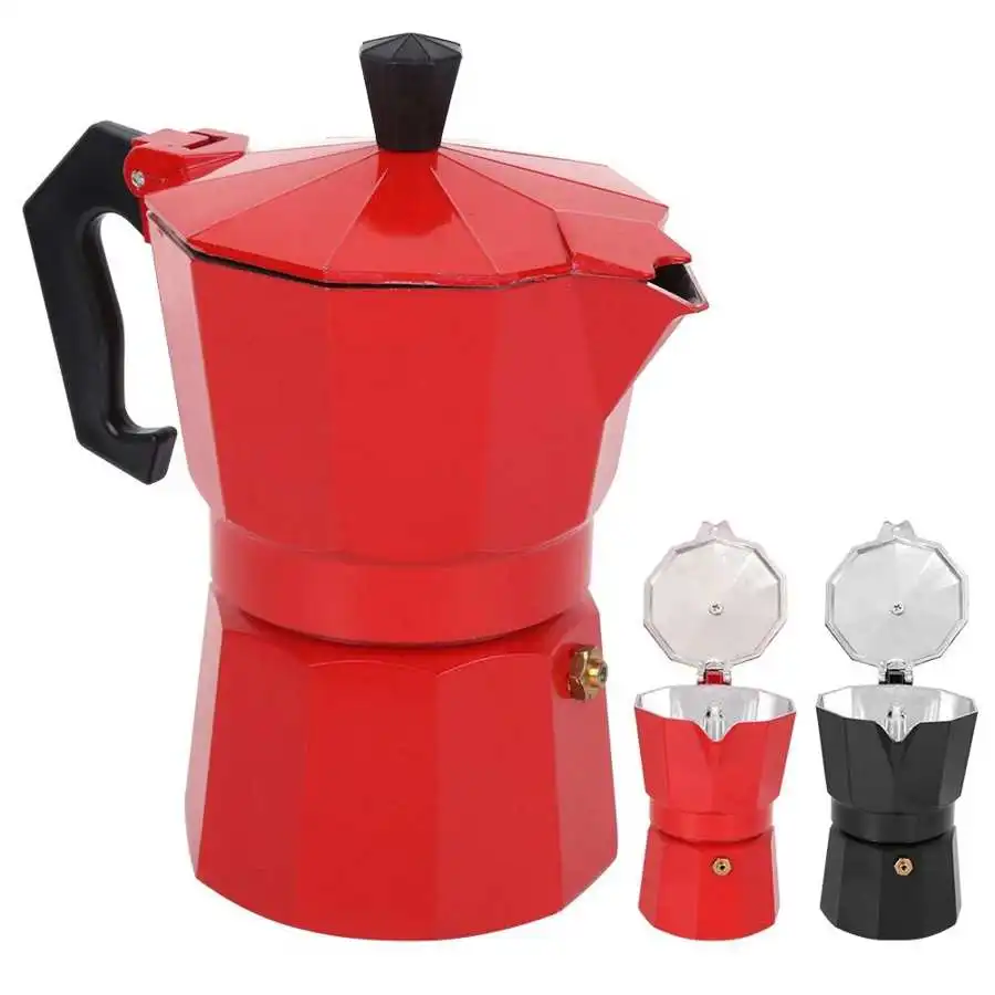 Кофеварка 300 мл 6 емкость чашки алюминиевая Moka горшок аксессуар для домашнего