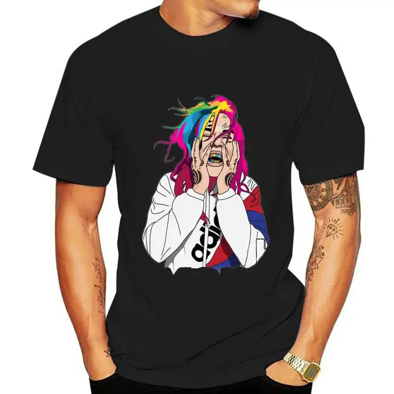 

Футболка 6Ix9Ine Tekashi69, футболки Rapper, 3D футболки с принтом, летняя дышащая футболка