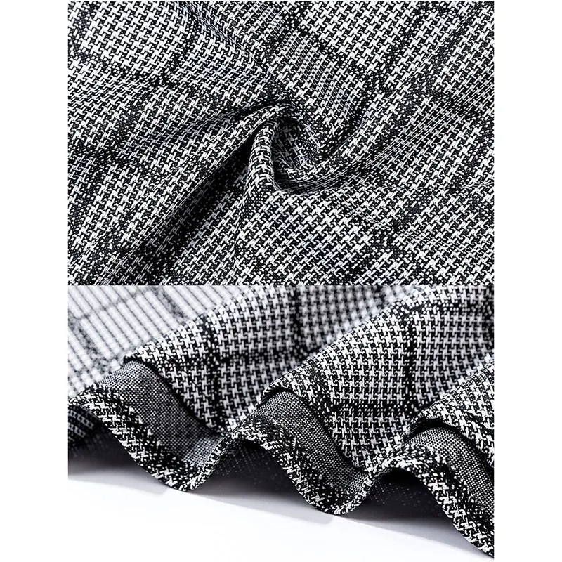 Женская длинная юбка винтажная офисная в клетку с высокой талией осень-весна