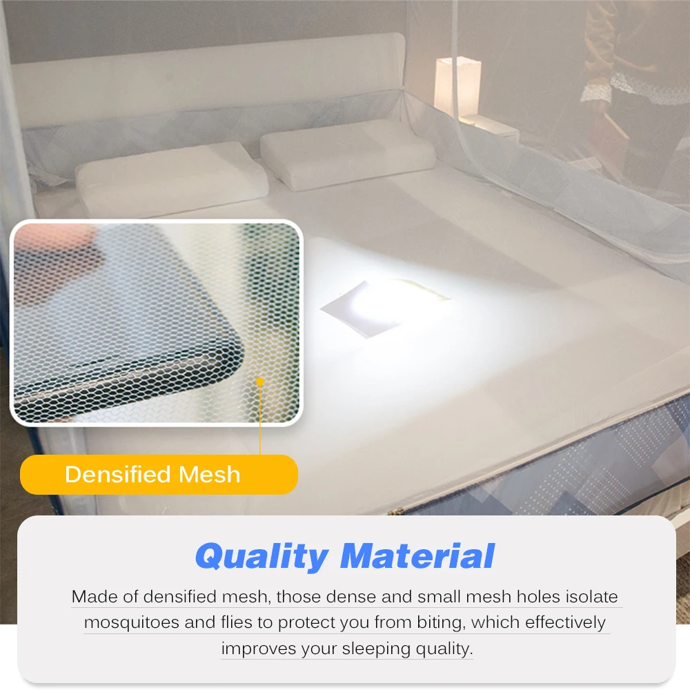 Универсальная противомоскитная сетка с сумкой для хранения купольная подвесная