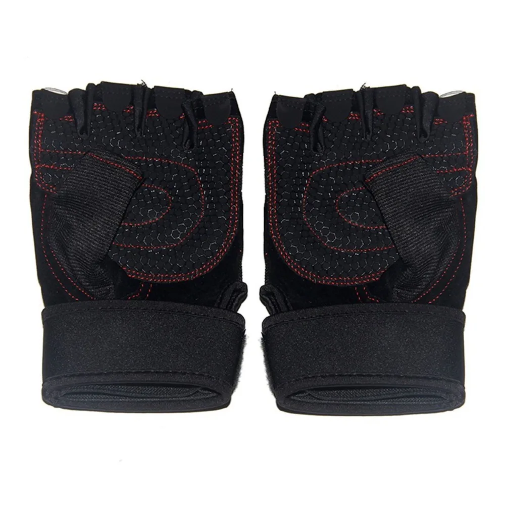 Удобные противоскользящие Перчатки для фитнеса с полупальцами перчатки тяжелой