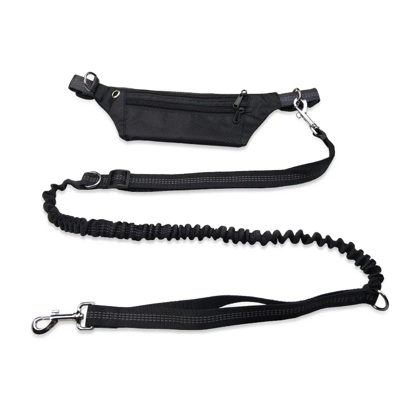 

Retractable Hands Free Pet Dog Leash for Running Jogging Sport Training Dog Cat Lead with Reflective Strip Adjustable Waist Belt