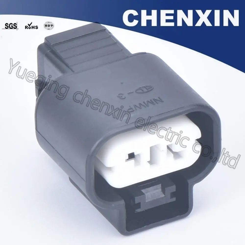 Черный 2 pin Герметичный водонепроницаемый авто разъем 3 женский автомобильный