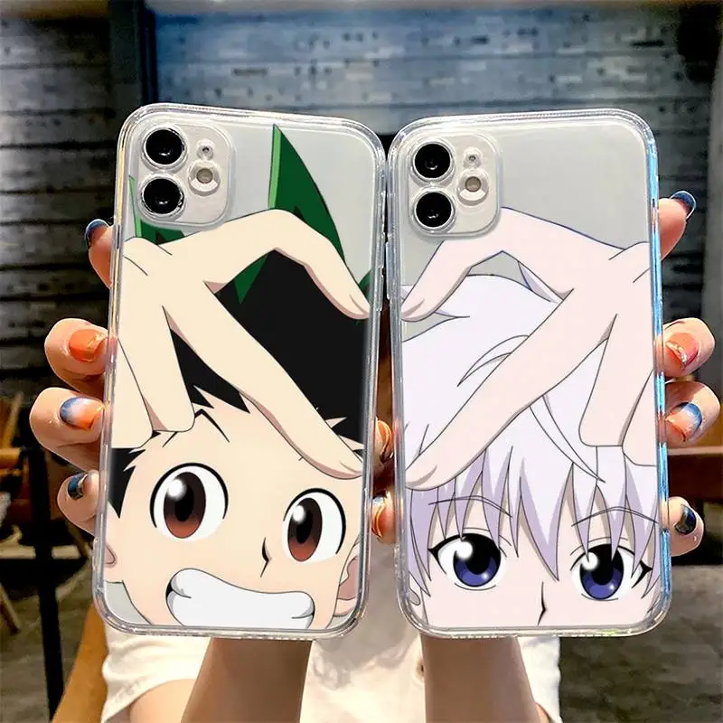Чехол для телефона Hunter X HXH с аниме iphone 14 13 12 11 8 7 plus mini x xs xr pro max прозрачный мягкий |