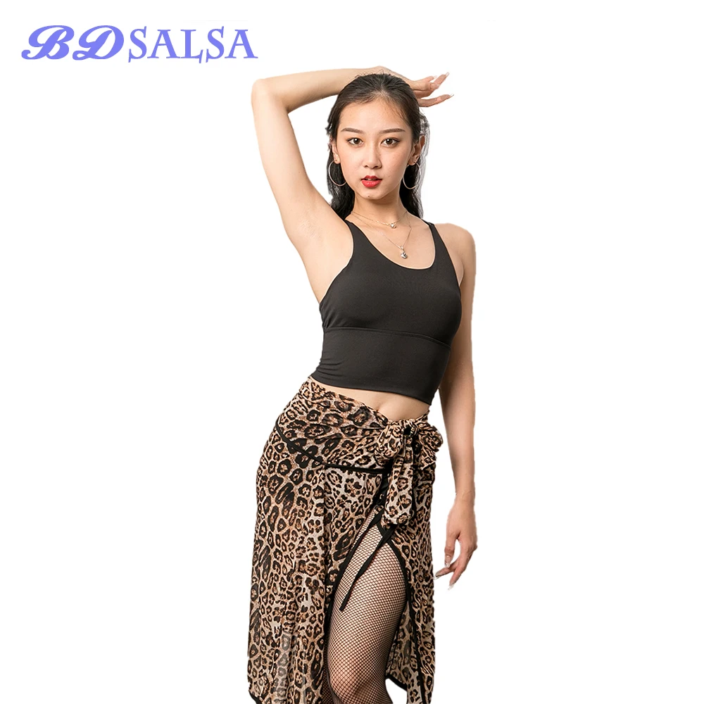 Женская спортивная одежда топ для латиноамериканских танцев новинка девочек