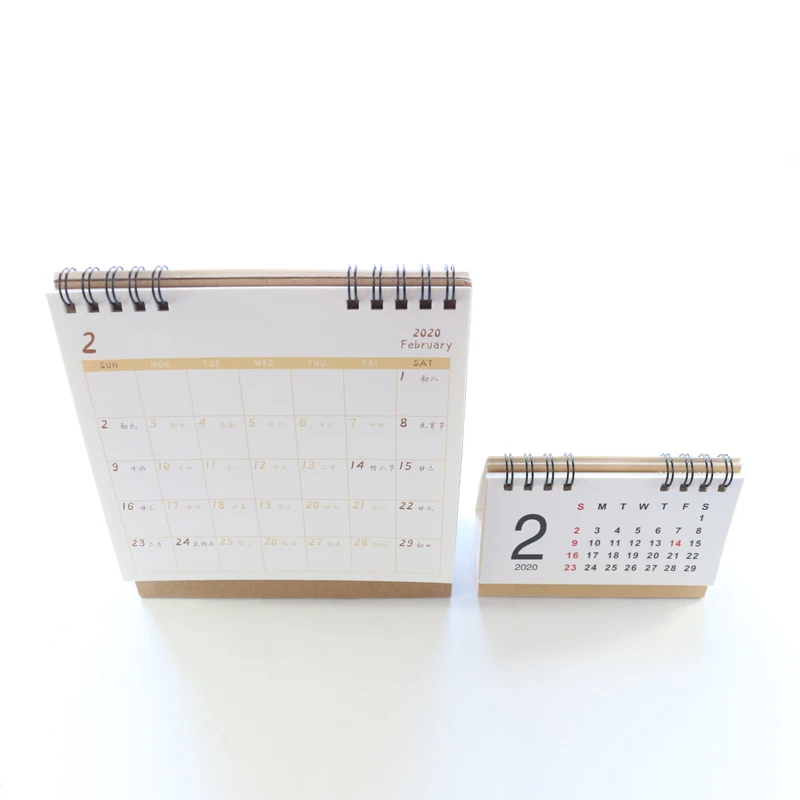 Domikee офисный школьный мини Золотая фольга классический 2019 2020 лет стол календарь