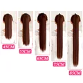 MSTN 30-Inch Synthetic Hair Fiber Heat-Resistant Straight Hair With Ponytail Fake Hair Chip-in Hair Extensions Pony Tail Wigs
