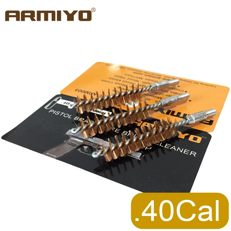 Armiyo .40Cal .41Cal 10 мм охотничий пистолет ствол щетки очиститель отверстие чистящий