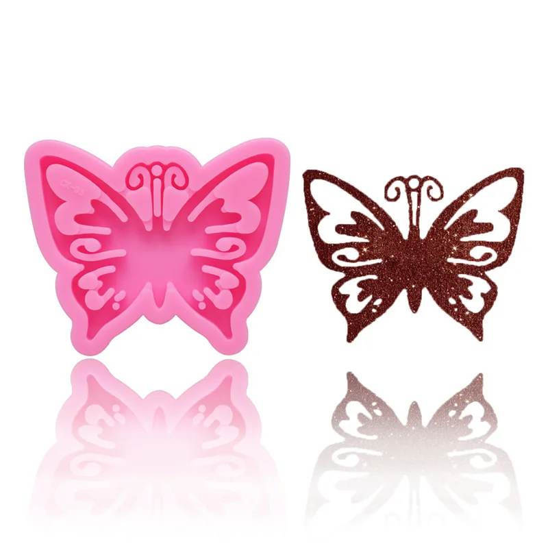 

Three-dimensional Butterfly Pendant Mold DIY Epoxy Resin Keychain Silicone Mold Fondant Cake Decoration Chocolate Baking Mold