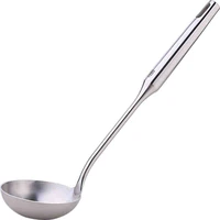 lengthen 304 stainless steel large soup spoon thicken household kitchen thickened stir fry only soup spoon kitchenware set