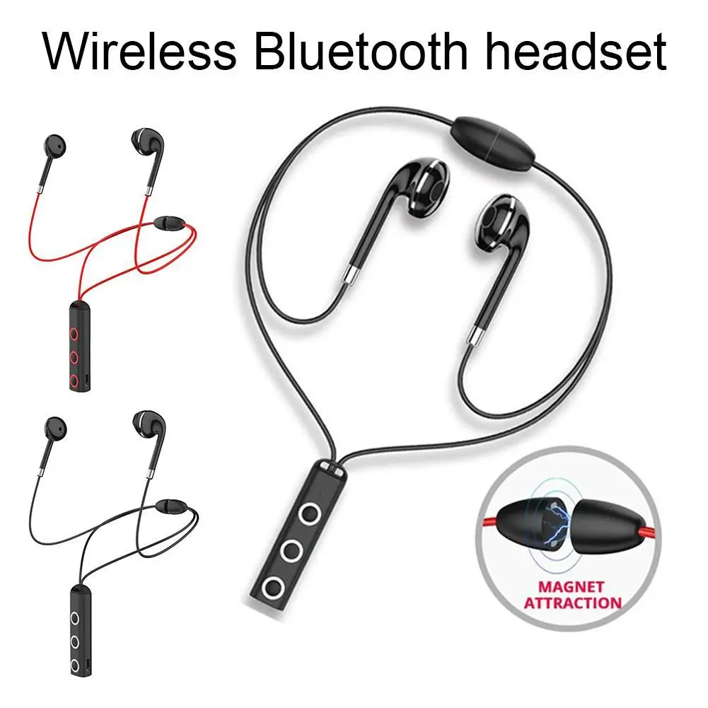 Магнитные Bluetooth-наушники 4 1 водонепроницаемые беспроводные наушники с шейным