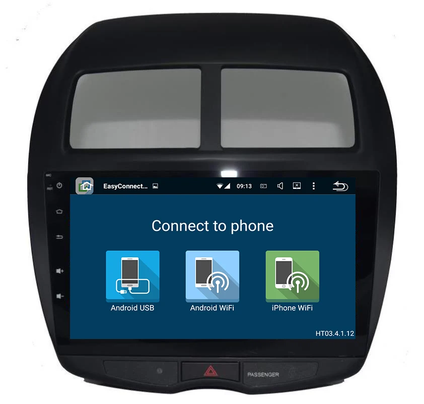 Четырехъядерный 10 2 дюйма 1024*600 Android 9 0 автомобильный dvd GPS стерео радио для Mitsubishi ASX