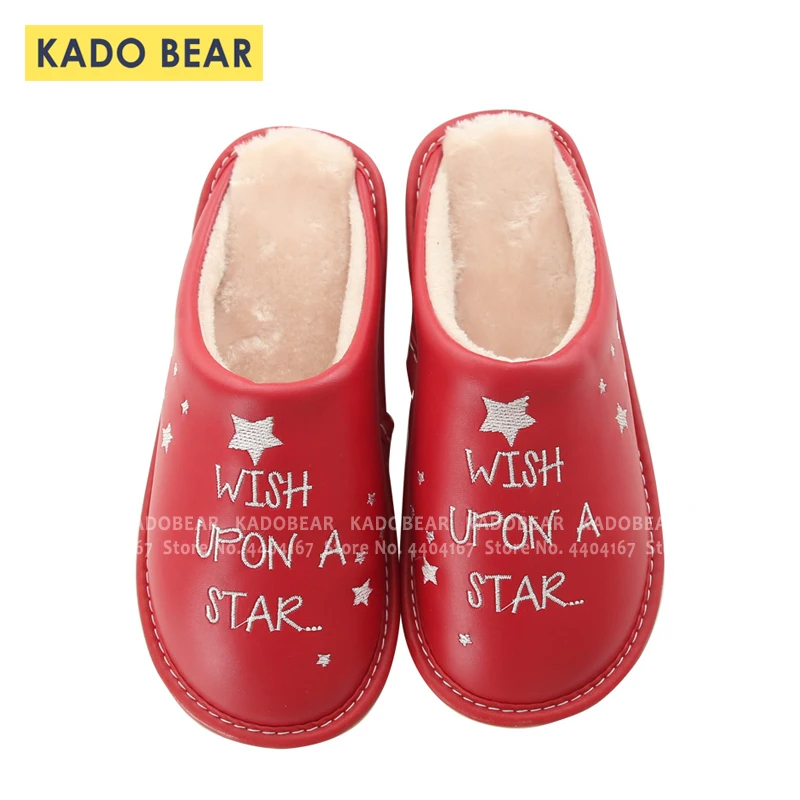 Рождественские детские меховые плюшевые кожаные хлопковые домашние зимние