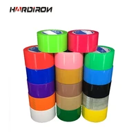 hardiron 1rolls 4 55 56cm width color sealing tape red blue black pink custom color printing logo packaging tape