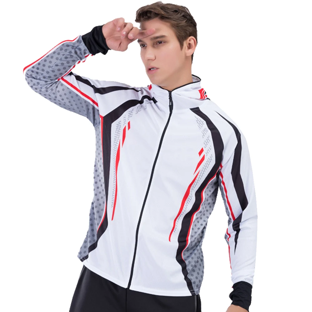 

Lce проволока анти-храп рыболовный костюм анти-УФ дышащий анти-комаров Мужское пальто Морская Рыбалка рубашка куртка уличная одежда с капюшо...