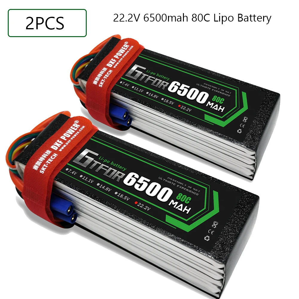 GTFDR 6S 22 2 V 6500mah 80C 160C Lipo батарея XT60 T Deans XT90 EC5 для FPV Дрон самолет гоночный автомобиль