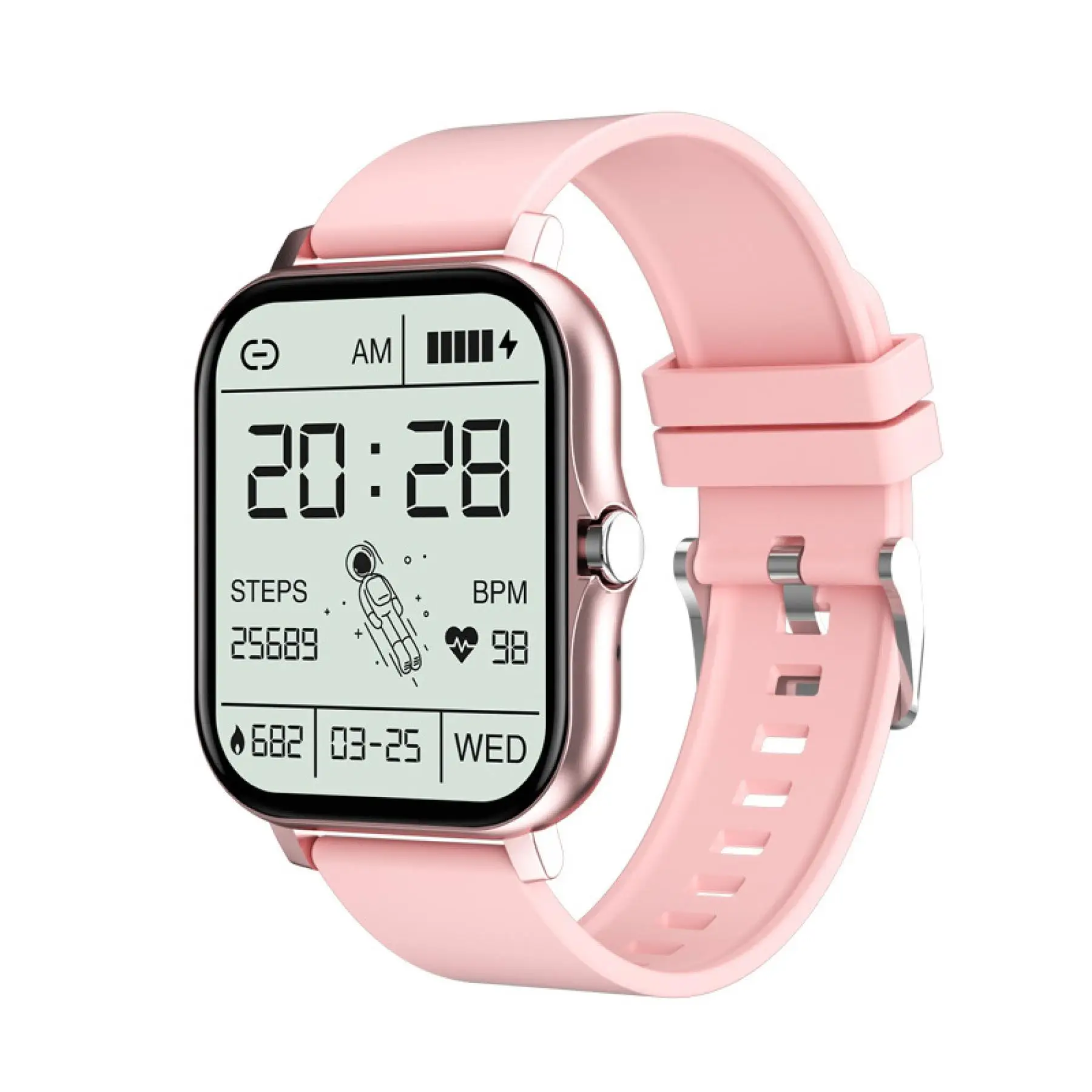 

Gt20 1.69 Inch Intelligent Dial Call Blood Pressure Heart Rate Sleep Monitoring Sports Bracelet Custom Dial