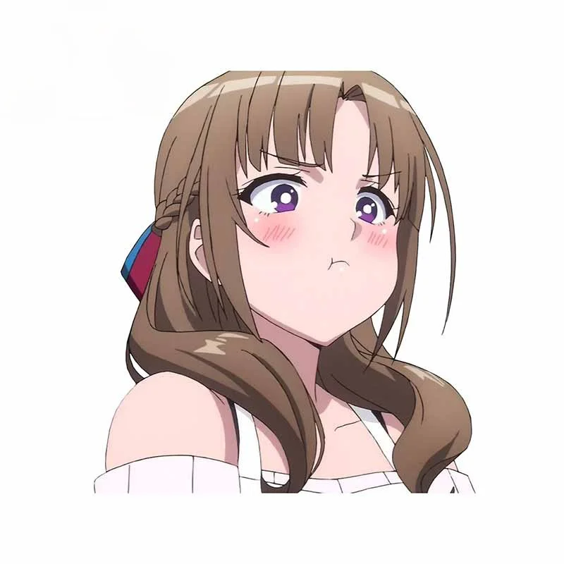 

Виниловая наклейка для автомобиля Mamako Pout, 13 см х 11,5 см