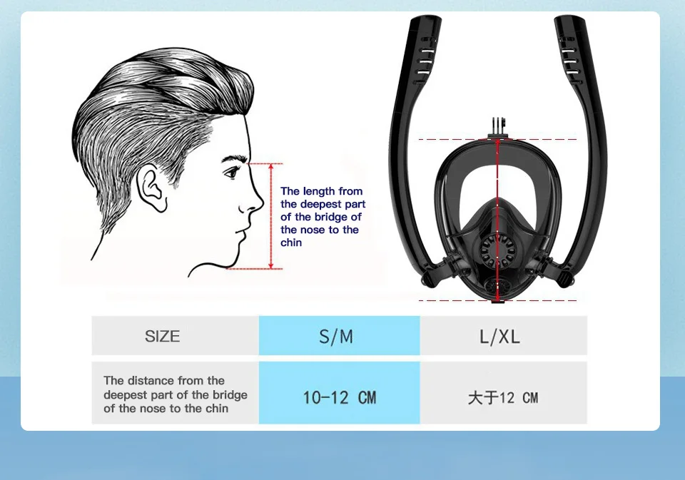 Маски для подводного плавания на все лицо 2020 маски дайвинга незапотевающие