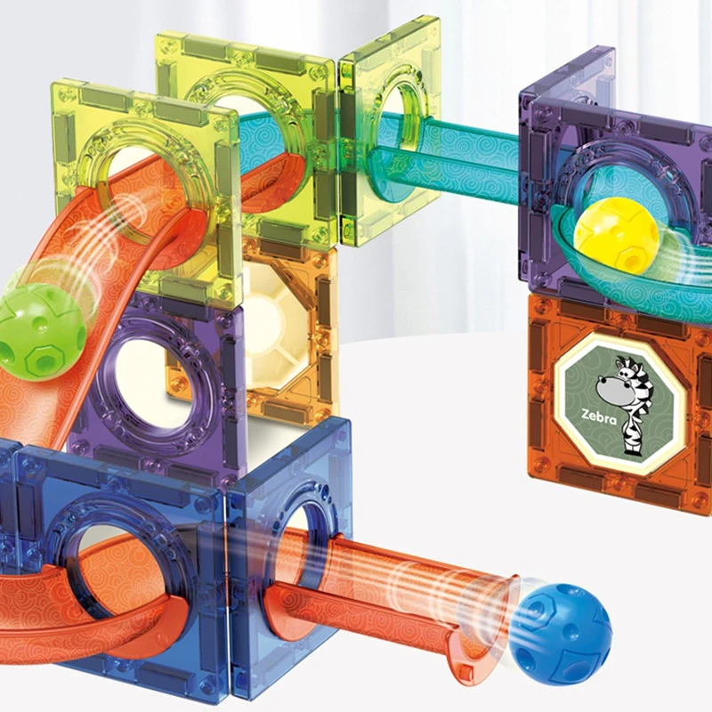Creative Magnetic Building Blocks Toys Magnet Maze Ball Track Funnel Slide Educational For Children | Игрушки и хобби