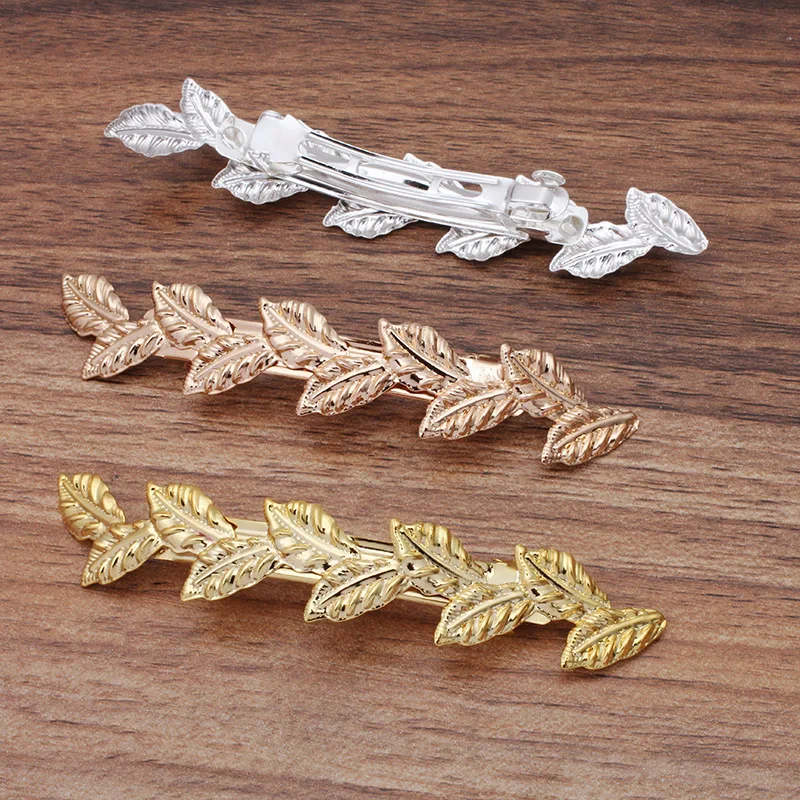 94*16 мм филигранными листьями оливковой ветвью MetalClip заколки для значок Сделай Сам