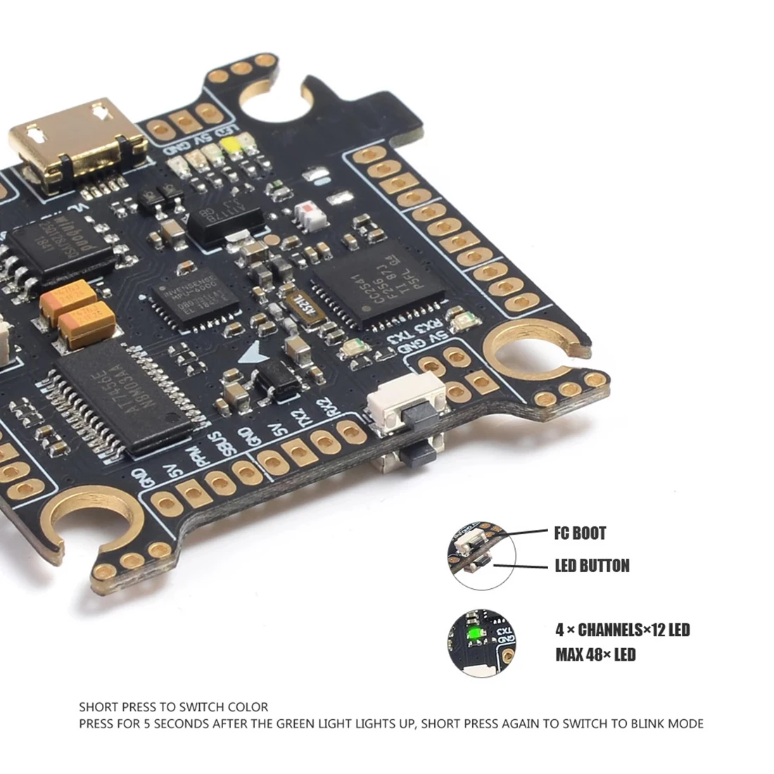Контроллер полета Diatone MAMBA F405/F722S Betaflight и F40 40A/F25 DSHOT600 50A/30A бесщеточный ESC для радиоуправляемой модели