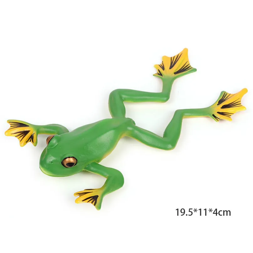 tree frog Модель осьминога, Акула, парусник, модель осьминога, фигурка морской жизни, образовательная фигура, океан, с животными из ПВХ, игрушка для детей, Детский декор, подарок - Цвет: tree frog