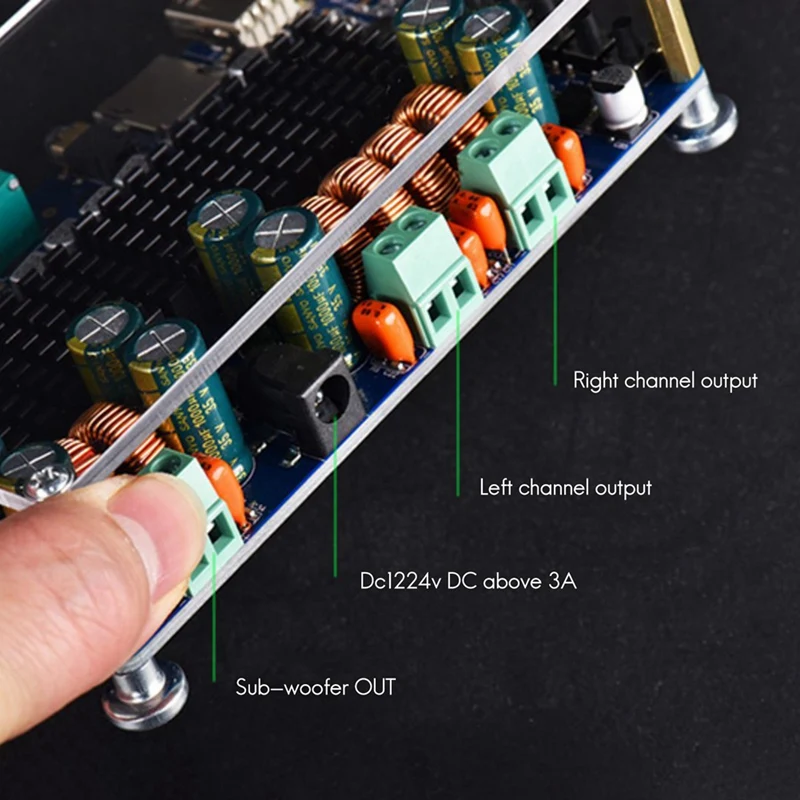 

Bluetooth Power Amplifier Board High-Power Module 2.1 Channel Enthusiast Subwoofer Modified Circuit Digital Decoding